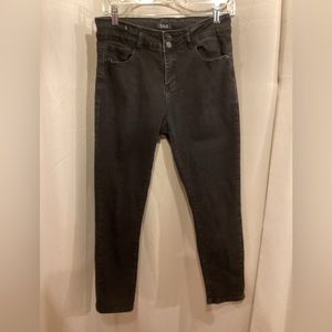 Tala black five pocket straight leg pants